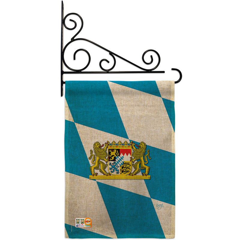Double Sided 18.5'' H x 13'' W Burlap Garden Flag