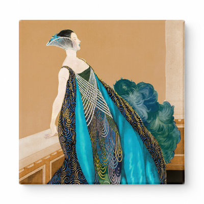 Elegante en robe de soirée