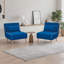 Ensemble de canapé-lit pliable en velours moderne de 2, réglable en 3 positions, dossier, convertible en lits simples en 10 secondes, comprenant des oreillers et un mobilier de salon peu encombrant.-311546608