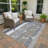 Machine Washable Indoor/Outdoor Chantille ACN2418 Mid-Century Modern Rug-1000393368