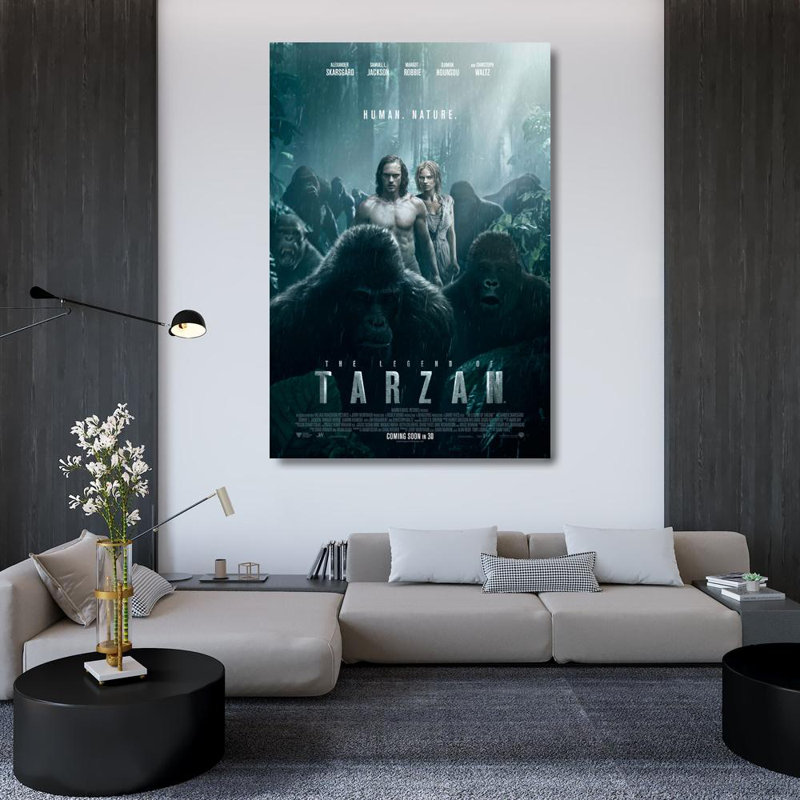 La légende de Tarzan, H 48 po x l 32 po