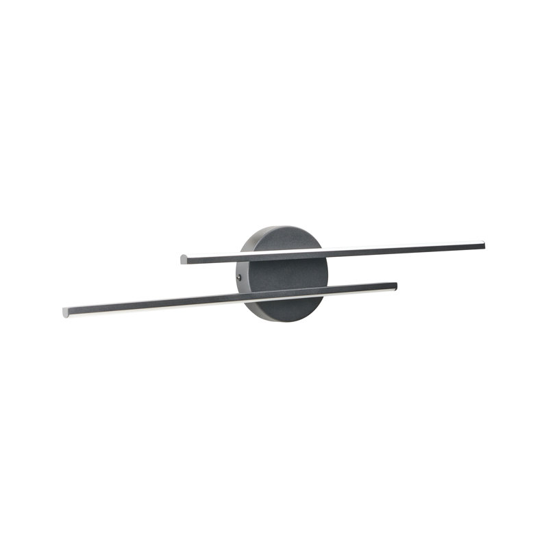 Hardwired LED Wall Mount Picture Light, Matte Black