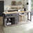 K&k 74.5-inch Kitchen Island With Extendable Dining Table, Movable On Wheels, With Spice Rack And Other Storage-523556112