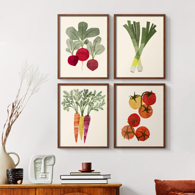 Shuffle III Framed Print - Set of 4