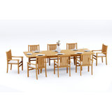 Cahyo Outdoor - Piece Teak Dining Set