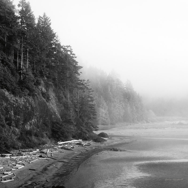 Salt Creek III by Laura Marshall - No Frame Print on Canvas, 51cm H x 51cm W x 3.8cm D