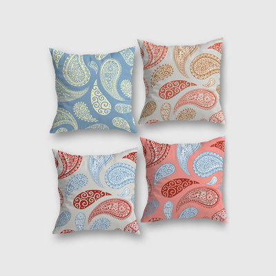 Paisley Reversible Pillow Cover