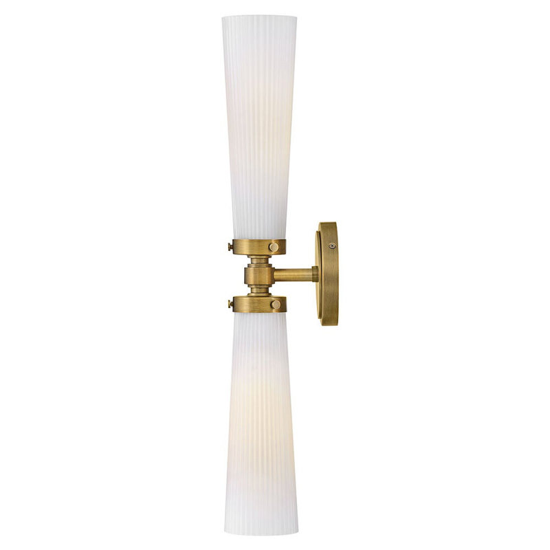 Jude 2 - Light Bath Sconce, Heritage Brass