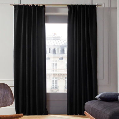 Coconut Room Darkening Single Curtain Panel