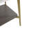 Coffee Table Rectangular Center Table for Living Room Open Space Side Table with Metal Frame