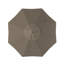 Parasol en bois de teck 7,5 pi-557198540