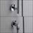 Kree Sweep 24" Slide Bar Handheld Shower Head Set with Flexible Hose - Chrome Polished-92461210
