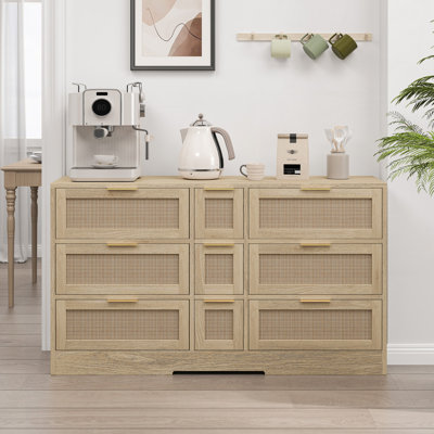 Commode 9 tiroirs 51,2 po