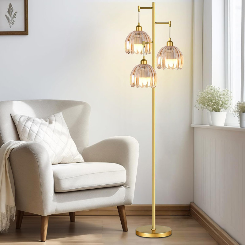 Lampe sur pied Modern Tree, Transparent