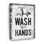 «Wash Your Hands», impression sur toile-248190476