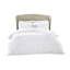 Housse de couette pour lit double / grand en microfibre avec volants et broderie