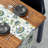 Delyth Handmade Floral Table Runner Jaco Blue Polyester Dining Table Runner for Luxurious Table Decor