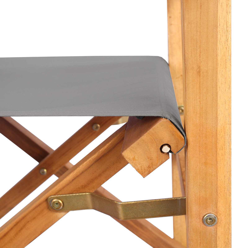 Folding Chair, Brown/Light Grey