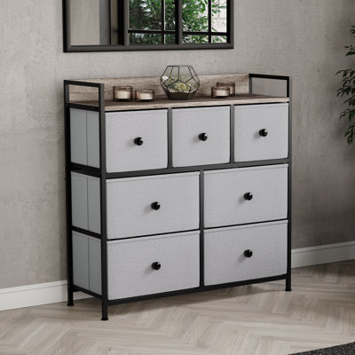 Chorley 7 Drawer Fabric Drawer Chest UKFR Certified