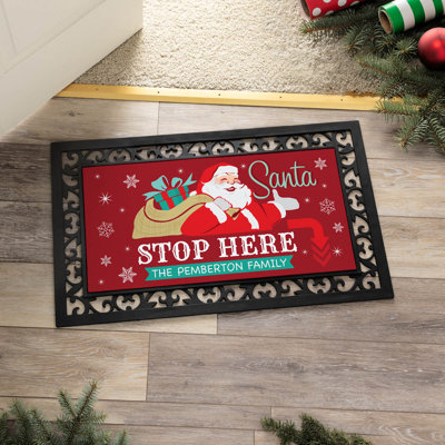 Daejaun Non-Slip Christmas Outdoor Doormat