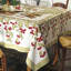 Cherry Handmade Floral Tablecloth