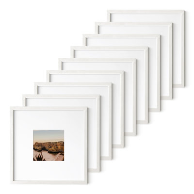 Solid Wood Gallery Wall Picture Frame - Frames Included: 9