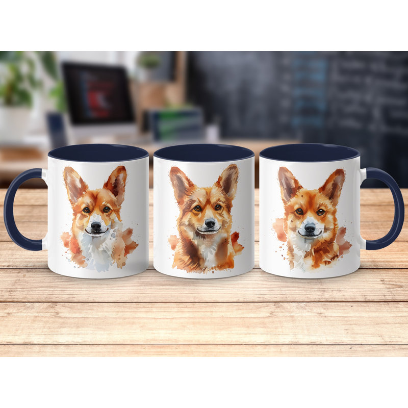 Ceramic Coffee Mug, 1, Navy