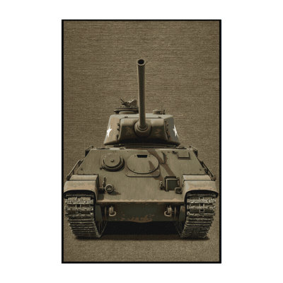 Machine Washable Transportation Brown Area Rug