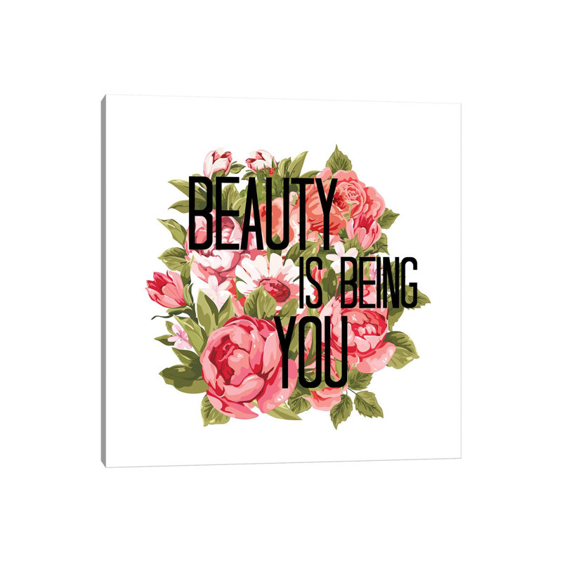Beauty Is Being You I by Julia Di Sano - Wrapped Canvas Gallery-Wrapped Canvas Giclée, 45.72 cm H x 45.72 cm W