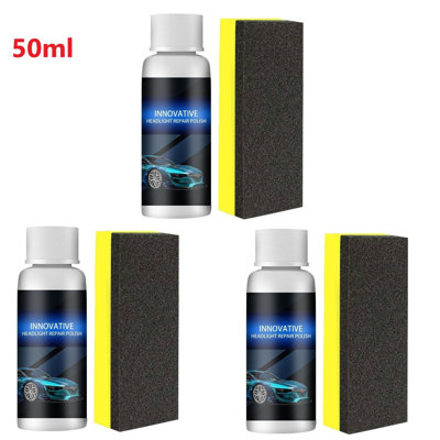 Veilleuse de voiture, réparation de phare, lampe de voiture fluide, plaquage de cristal, outil de réparation, revêtement de phare de voiture, agent de réparation de rénovation, 50 ml, 2 pièces / 3 pièces / 4 pièces / 5 pièces