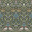 Bird Brown Floral Thicket Wallpaper-646133271