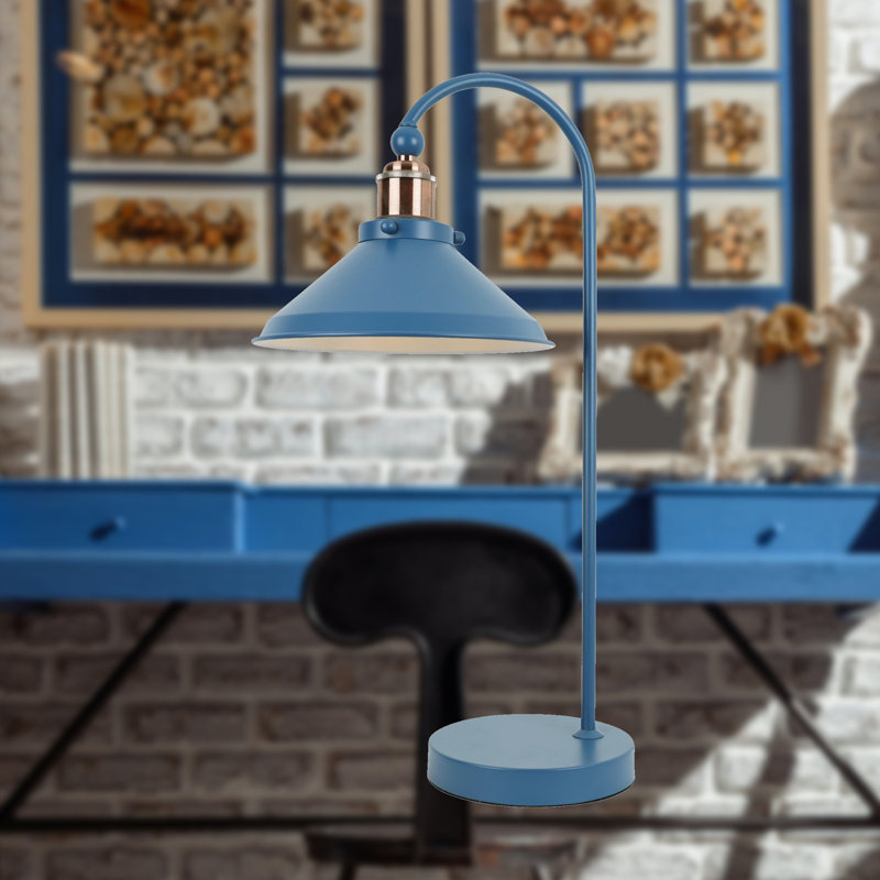 Gwenno Glass Table Lamp, Mirage Blue, Mirage Blue