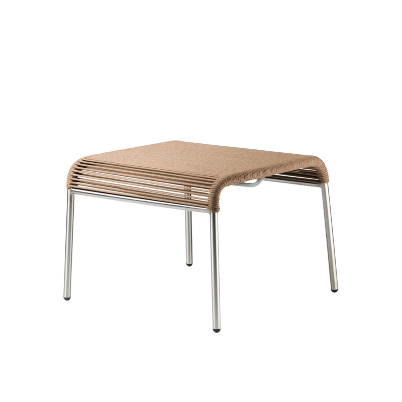 Salto Outdoor Ottoman, Brown