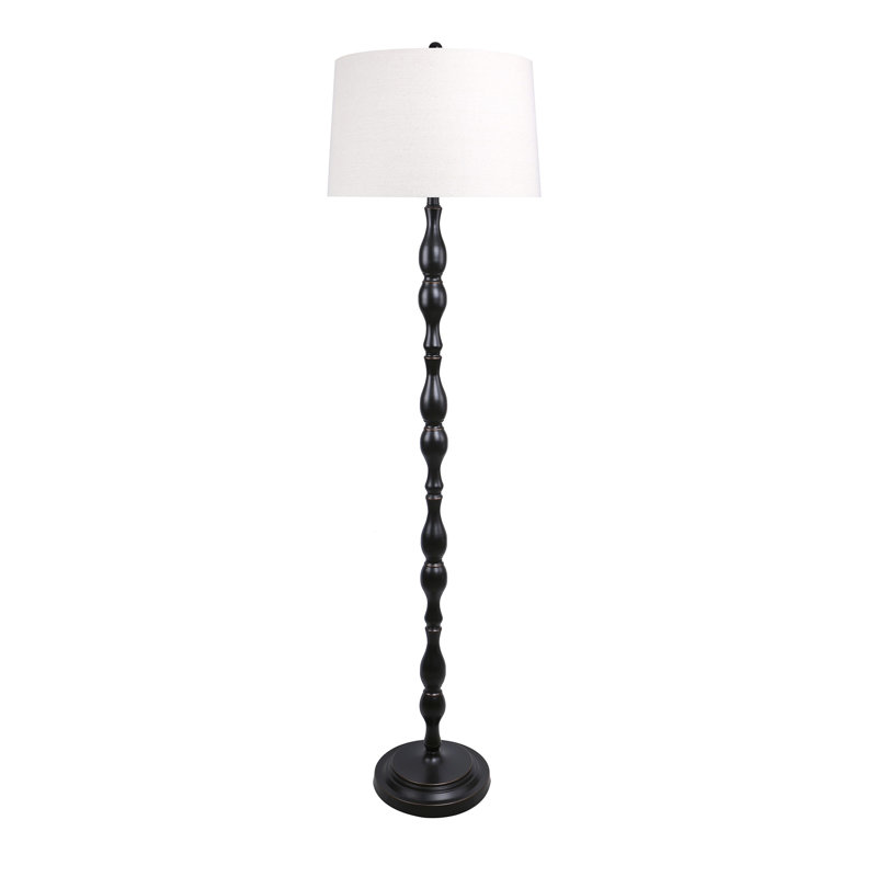 Lampe sur pied 65 po Matzke, Gruau, Bronze huilé