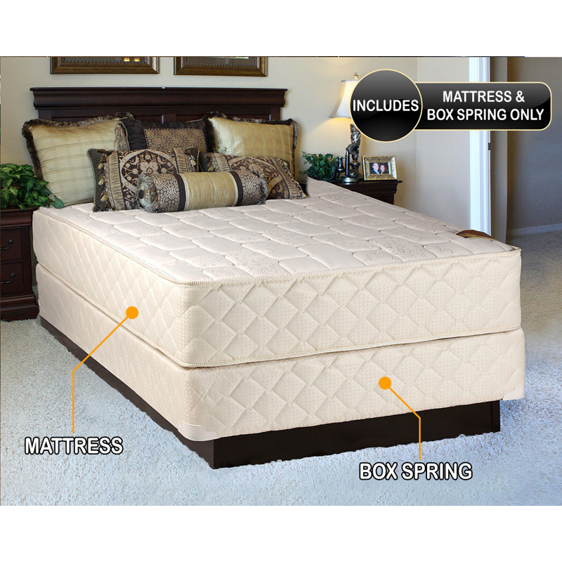 Ensemble de grand matelas et sommier bas de luxe Dream Solutions USA, Simple TG