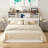Headboard for Queen Size Bed Bookcase Headboard with LED Lights