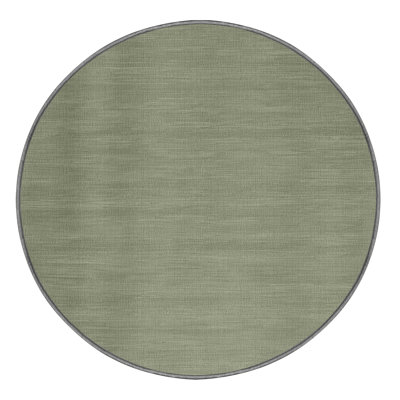 Machine Washable Solid Brown Area Rug