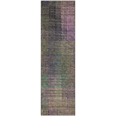 Premium Machine Washable Prisco Plum Rug