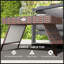 Table d'appoint pliante en rotin