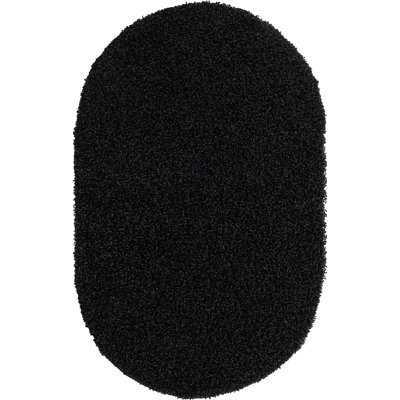 Tapis à poils longs Sybil_Noir
