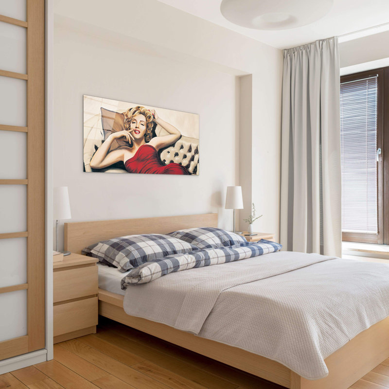 Homage to Marilyn by Art Studio 50cm H x 100cm W High Quality Print on Frameless Panel, Lightweight, Ready to Hang