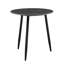 Ensemble de 3 tables gigognes et tables d'appoint de style moderne avec pieds en métal noir-61849252