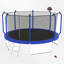 Trampoline de cour moderne de 12 pi avec enceinte sécuritaire Modern Luxury Furniture
