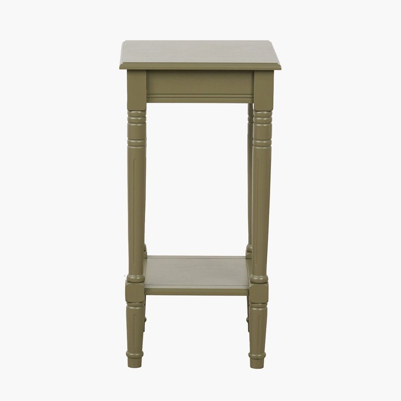 Callum End Table, Olive Green