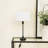 Reselva Brushed Chrome Silver Candlestick Slim Table Lamp Base-183050165