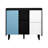 Modern Storage Cabinet With Black And Red Colors, 2 Drawers Open Sections, For Kitchen, Dining Room, Living Build Sideboard Doors Drawers, Buffet Ample Storage, Made-2118074876