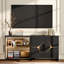 62.7'' W Craft Sideboard Buffet With 4 Doors & Adjustable Shelves & LED Light-1248734252