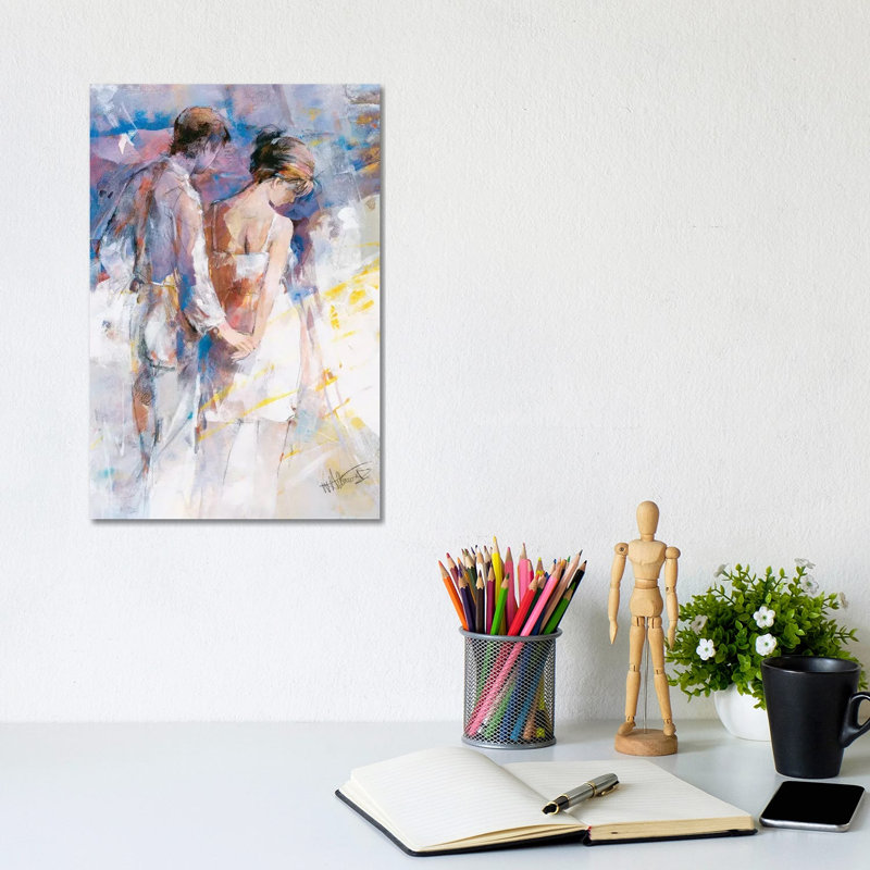 My Love I by Willem Haenraets - Wrapped Canvas Painting, 20.32 cm H x 30.48 cm W