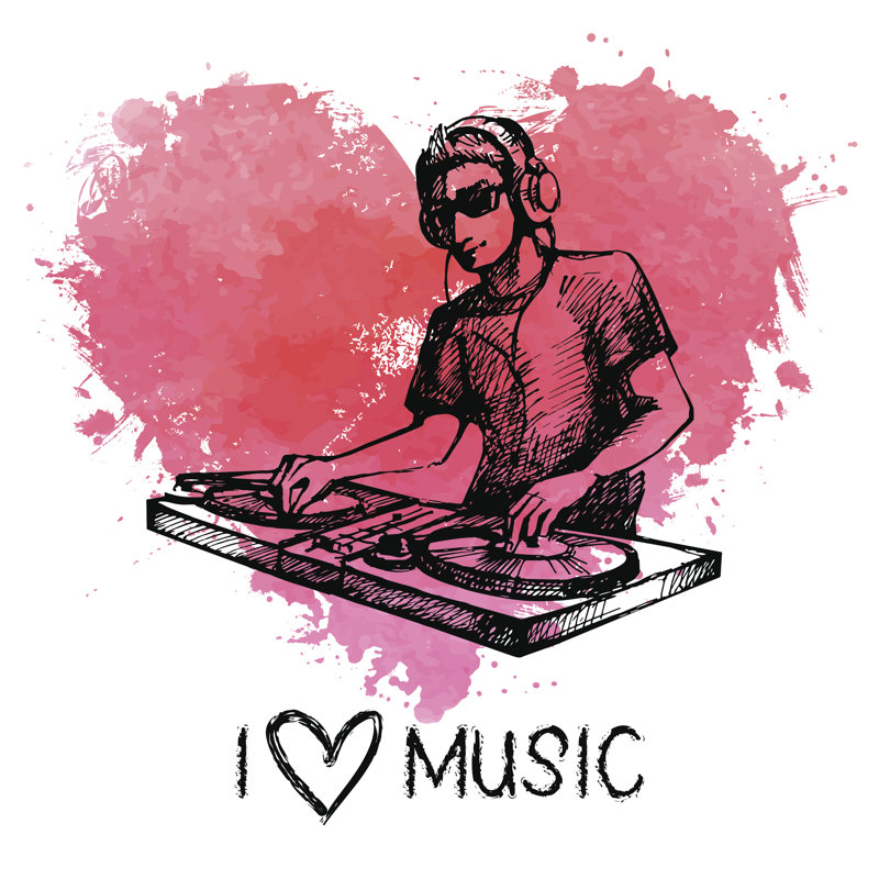 Music Background by Pimonova - Wrapped Canvas Print, 122cm H x 122cm W x 3.8cm D
