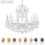Sonatina 12 Light 34in x 29.5in Chandelier in Polished Gold with Clear Heritage Handcut Crystals-1454634043